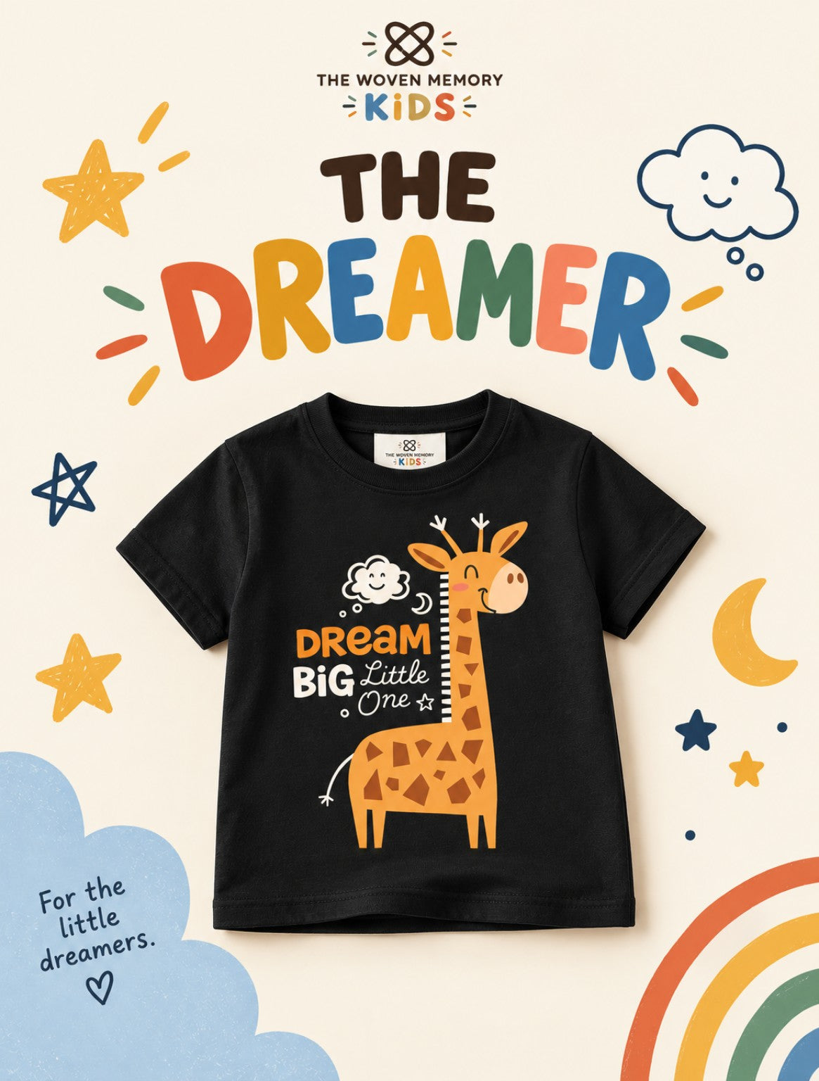 Kids Printed Tshirt - The Dreamer