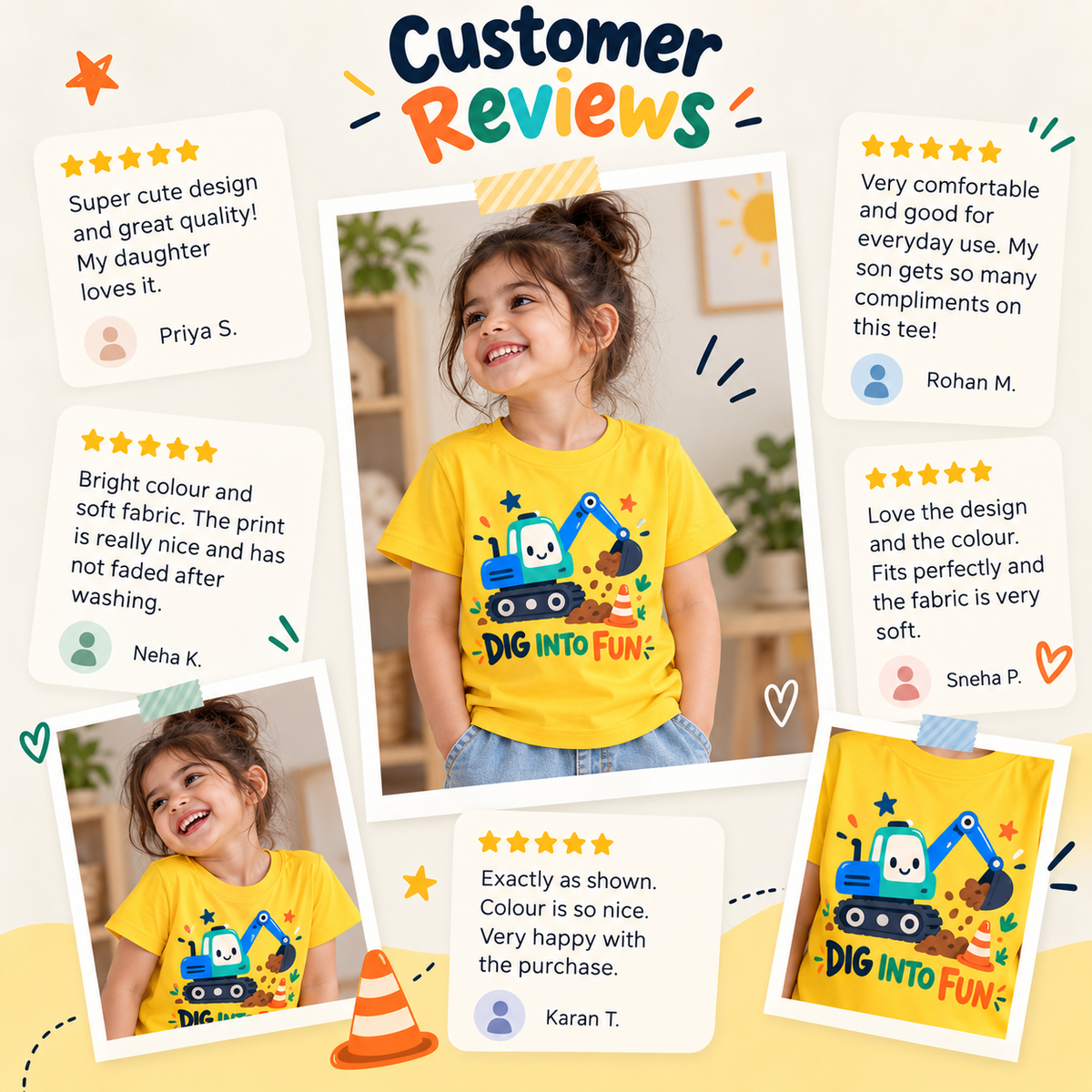 Kids Printed T-Shirt – Dig Into Fun