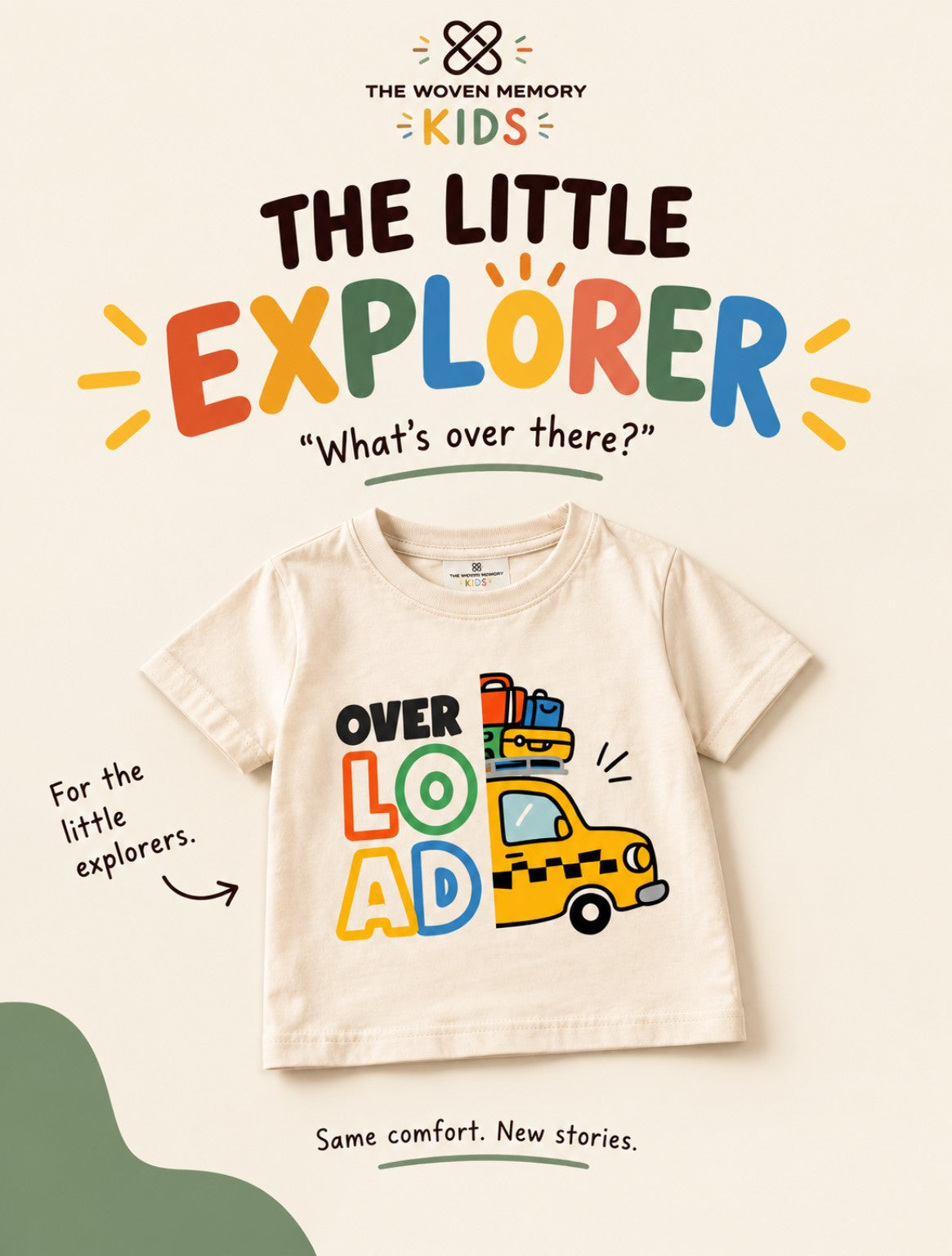 Kids Printed Tshirt - The Little Explorer