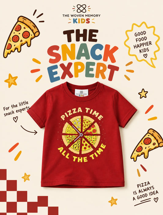 Kids Printed Tshirt - Snack Expert