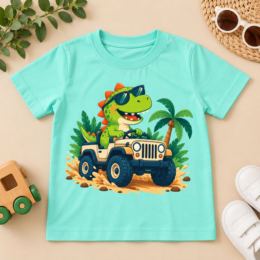 Kids Printed T-Shirt – Dino Adventure