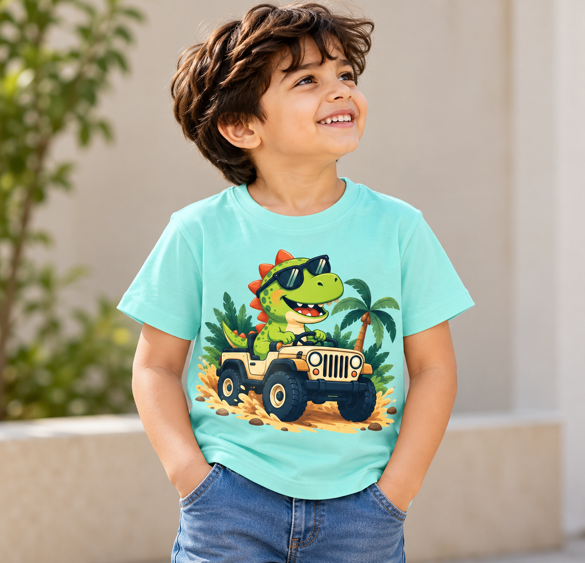Kids Printed T-Shirt – Dino Adventure