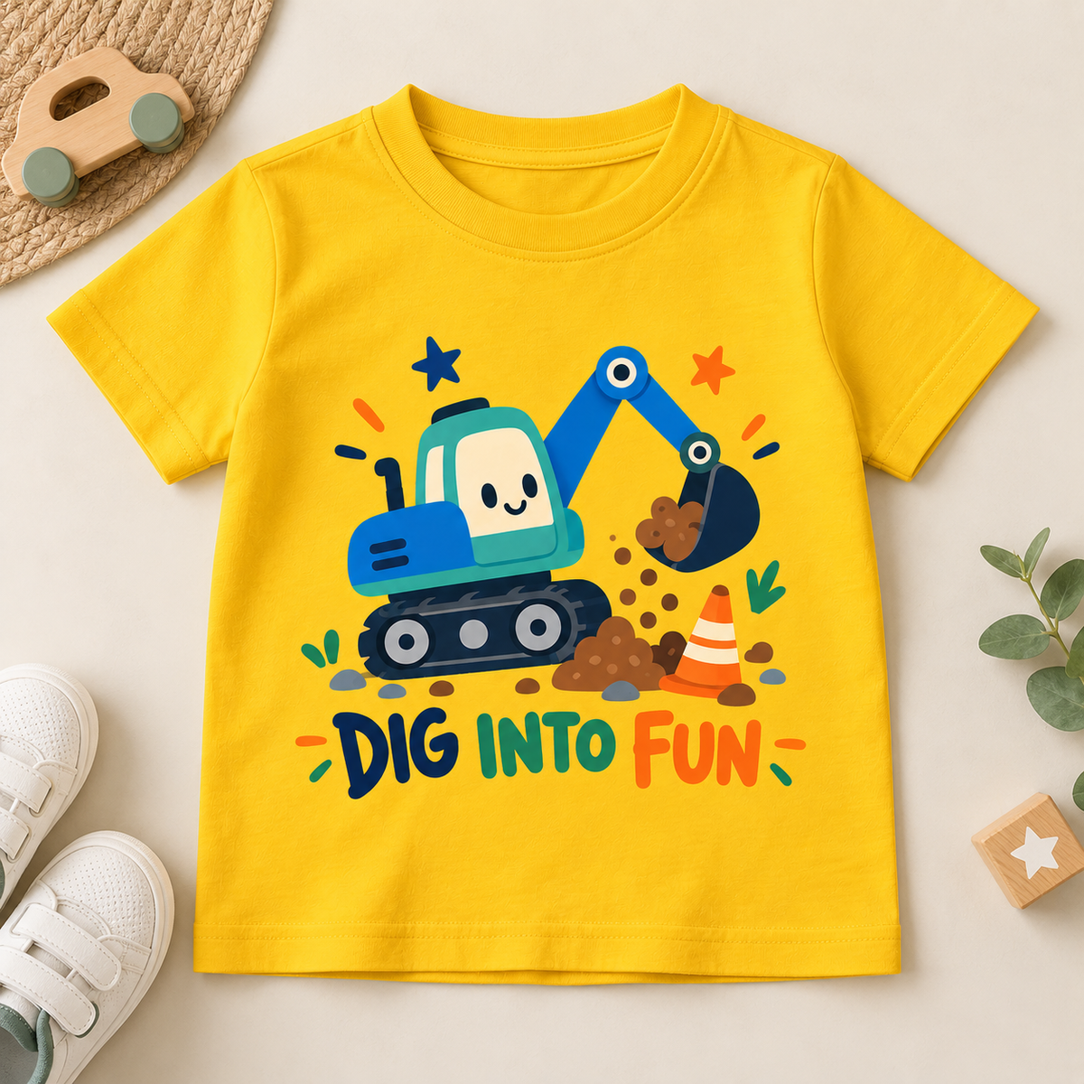 Kids Printed T-Shirt – Dig Into Fun
