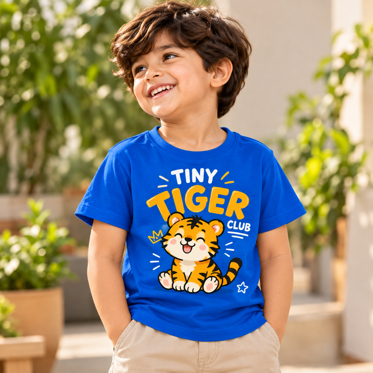 Kids Printed T-Shirt – Tiny Tiger Club