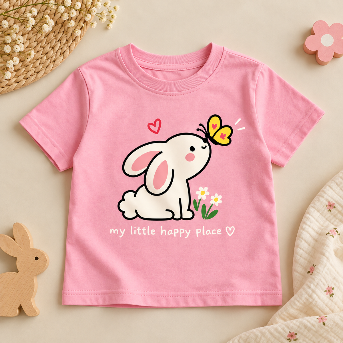 Kids Printed T-Shirt – My Little Happy Place