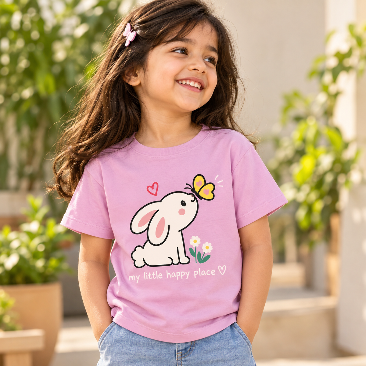 Kids Printed T-Shirt – My Little Happy Place