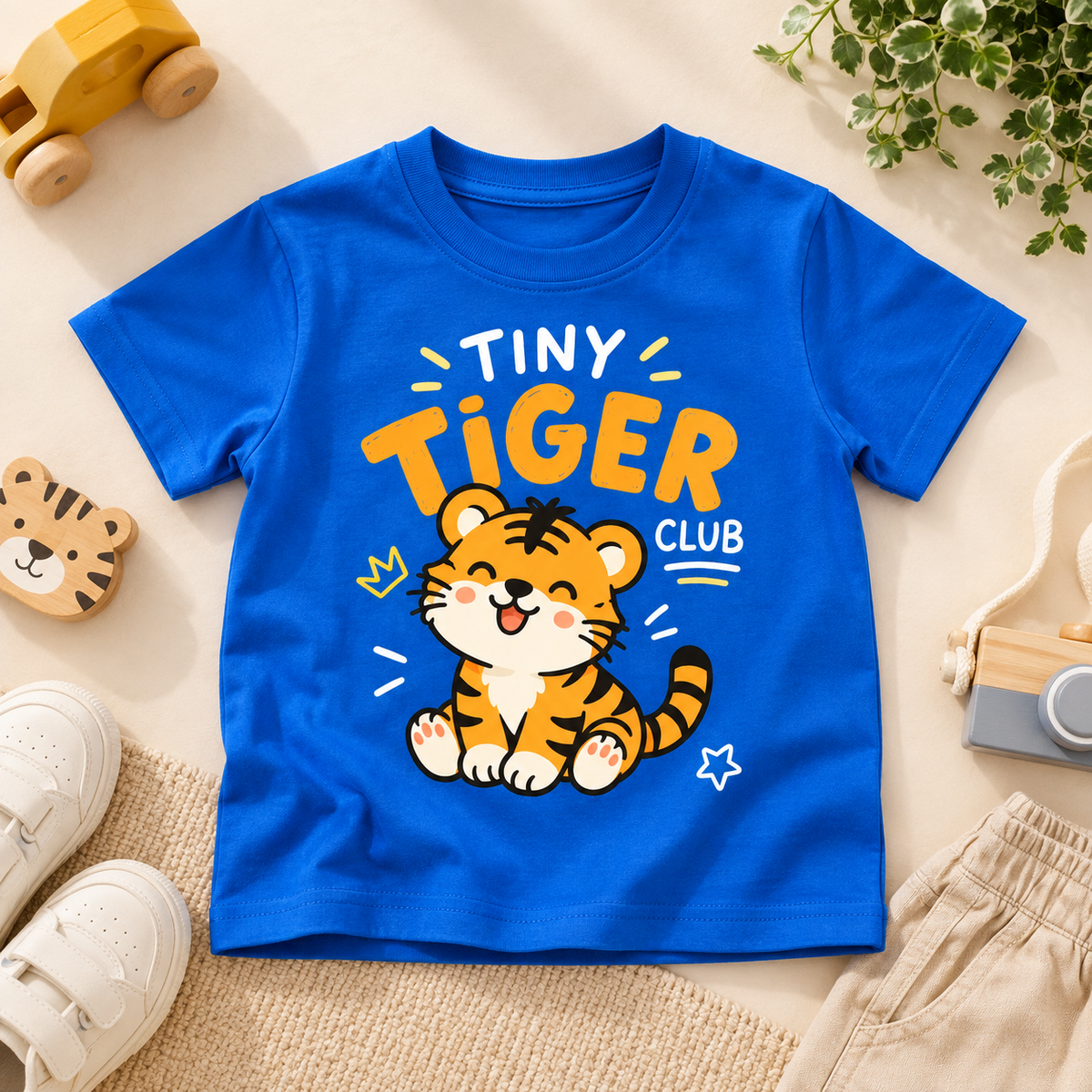 Kids Printed T-Shirt – Tiny Tiger Club